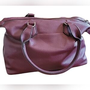 Aubergine a new day Vegan Leather Handbag